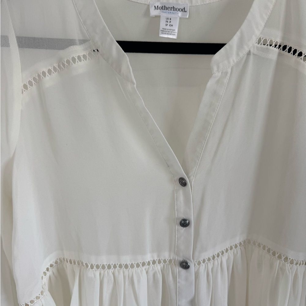Motherhood Maternity | Chiffon Blouse | Size: S | EUC - Picture 3 of 7